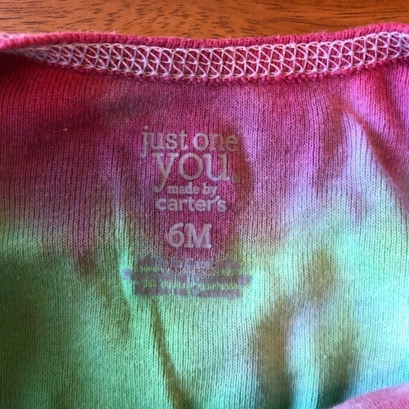 Just One You By Carter’s Hand Tie Dye Onesies Bundle x2 - Picture 4 of 4